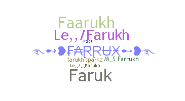 Nickname - Farrukh