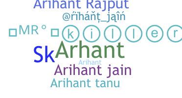 Nickname - Arihanth