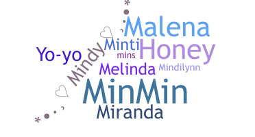Nickname - Mindy