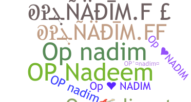 Nickname - OPNADIM