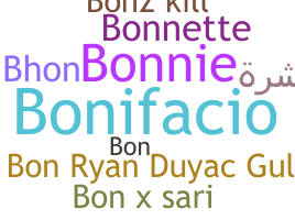 Nickname - bon