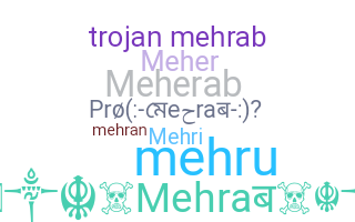 Nickname - Mehrab