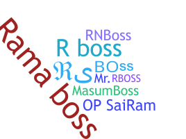 Nickname - rboss