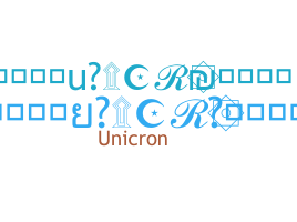 Nickname - unicron