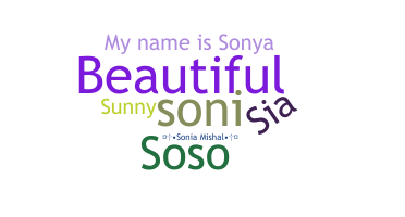 Nickname - Sonia