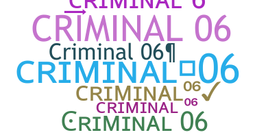 Nickname - Criminal06