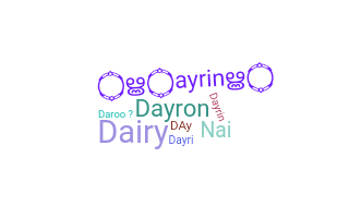 Nickname - dayrin