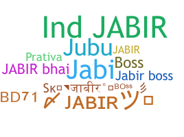 Nickname - Jabir