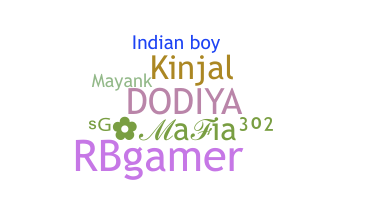 Nickname - Dodiya