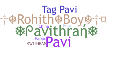 Nickname - Pavithran