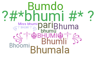 Nickname - Bhumi