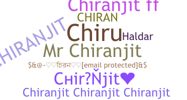Nickname - Chiranjit