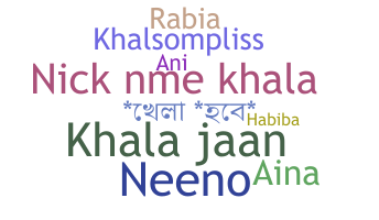 Nickname - Khala