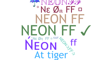 Nickname - neonff