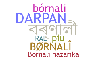 Nickname - bornali