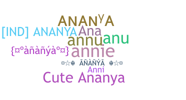Nickname - Ananya