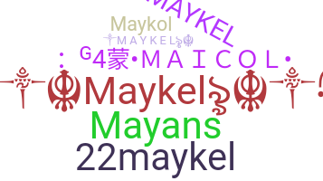 Nickname - maykel