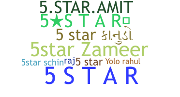 Nickname - 5star