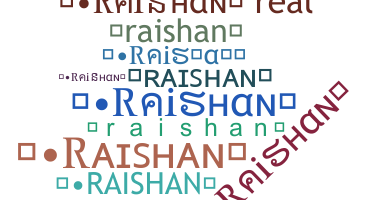 Nickname - raishan