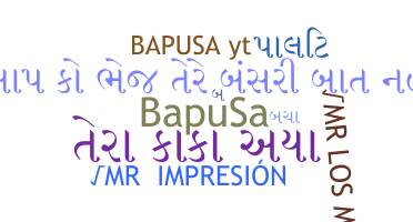 Nickname - Bapusa