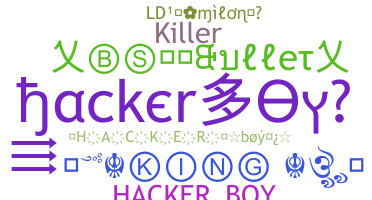 Nickname - hackerboy