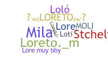 Nickname - Loreto