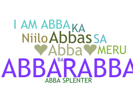Nickname - Abba