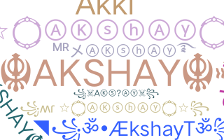 Nickname - Akshay