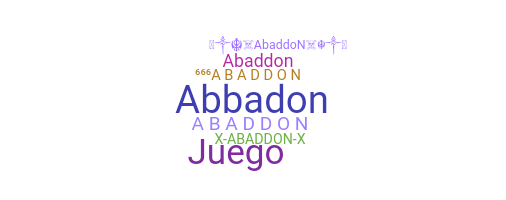 Nickname - ABADDON