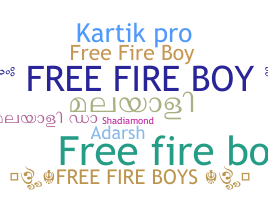 Nickname - Freefireboy