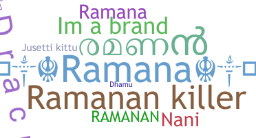 Nickname - Ramanan