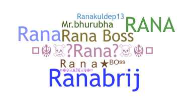 Nickname - ranaboss