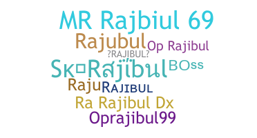 Nickname - Rajibul