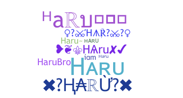Nickname - Haru