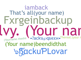 Nickname - backup