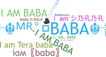 Nickname - Iambaba