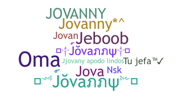 Nickname - jovanny