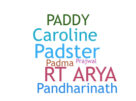 Nickname - Paddy