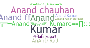 Nickname - Anandkumar