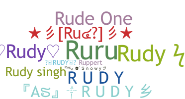 Nickname - Rudy