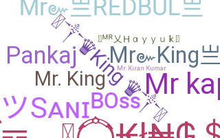 Nickname - mr.king