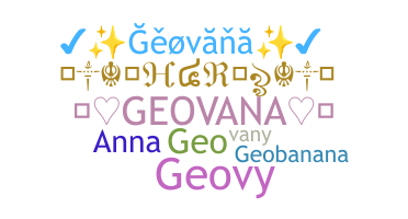 Nickname - Geovana