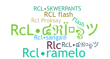 Nickname - RCL