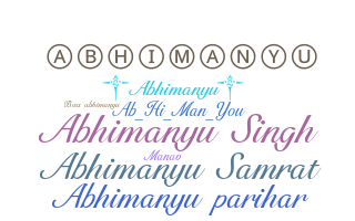 Nickname - Abhimanyu