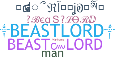 Nickname - beastlord