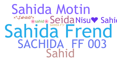 Nickname - Sahida