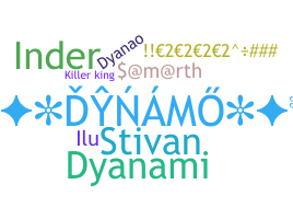 Nickname - dyanamo