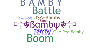Nickname - Bamby