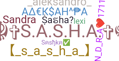 Nickname - Sasha