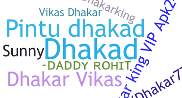 Nickname - Dhakar